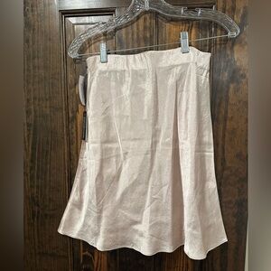 Aritzia satin mini skirt